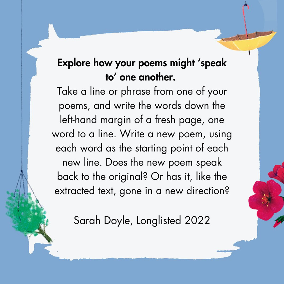 Poetry Society Prompt by Sarah Doyle
